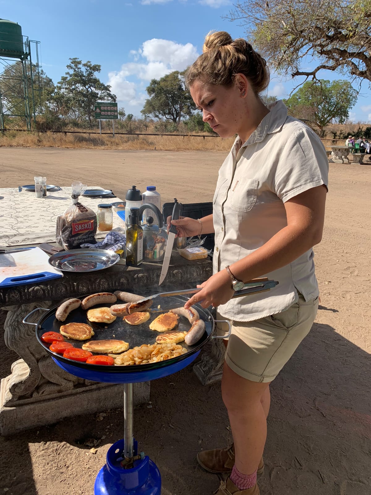 Brunch in Kruger National Park.